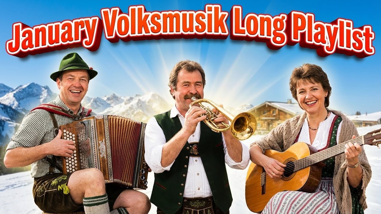 🎼 January Volksmusik Long Playlist — Alpine Folk & Classic German Schlager 🎵
