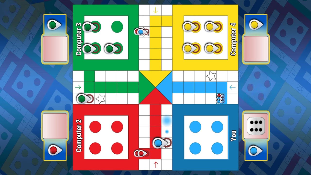 🎲 Ludo King 👑 Gameplay || How to win Ludo king || 4 players Gameplay || Ludo king tips and tricks