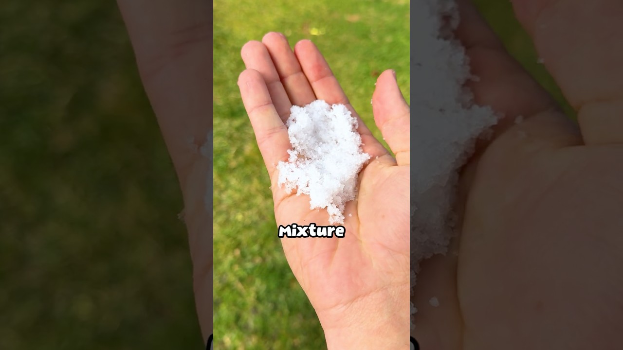 what fake snow looks like
