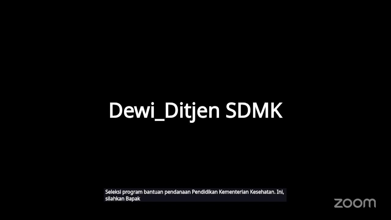 Sosialisasi Bantuan Pendanaan Pendidikan Kementerian Kesehatan