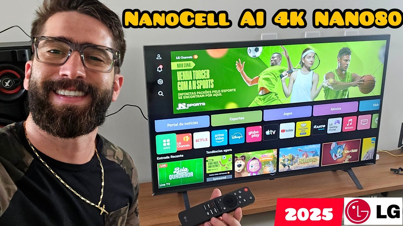 Smart TV LG NanoCell AI 4K NANO80 50 polegadas 2025: CAIU MUITO O PREÇO! MRLHOR OPÇÃO? (Análise)