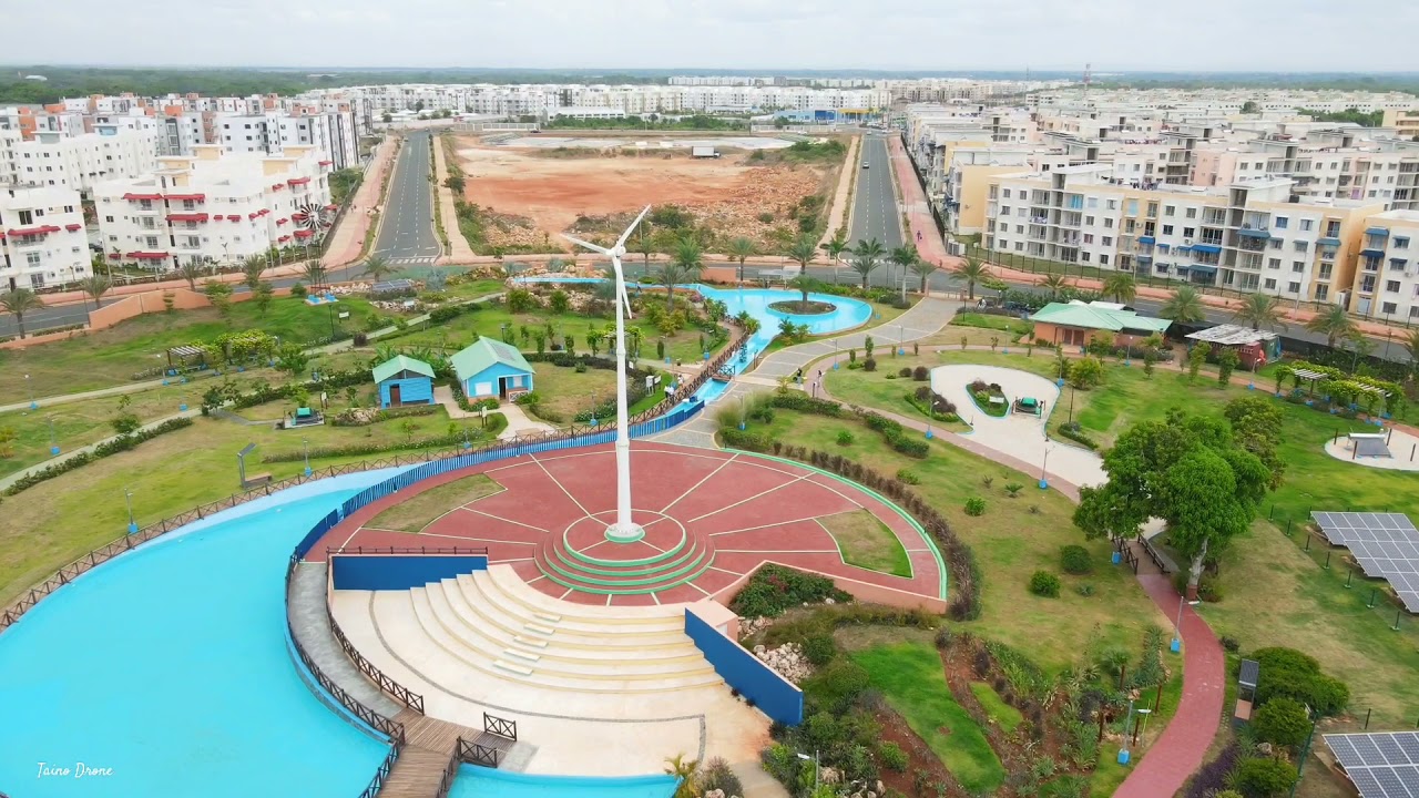 PARQUE TEMÁTICO DE ENERGÍA RENOVABLE CIUDAD JUAN BOSCH. SANTO DOMINGO ESTE,ABRIL 2021. TAINO DRONE