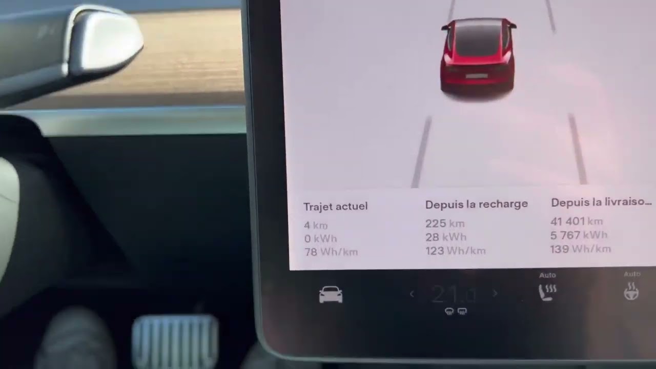 492 Kms en Tesla model 3 propulsion 2022 en une charge pour 8.50€ 😱 juste incroyable !!!!!