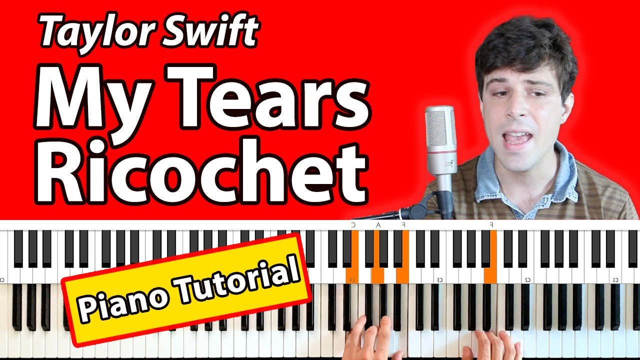 How to play “My Tears Ricochet” by Taylor Swift [Piano Tutorial + Chord Chart]