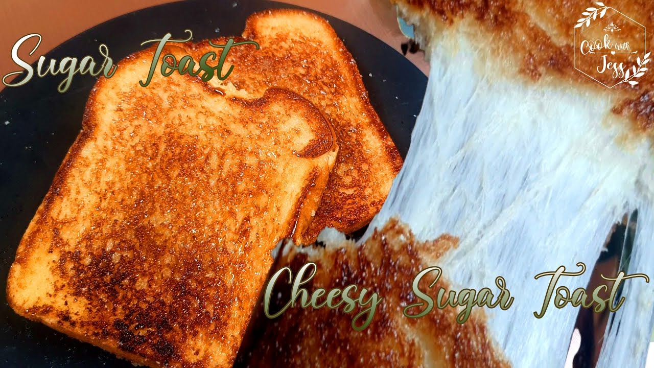 Sugar Toast | Cheesy Bread Toast Recipe 흑당 치즈 토스트 • Jesse Choi ASMR