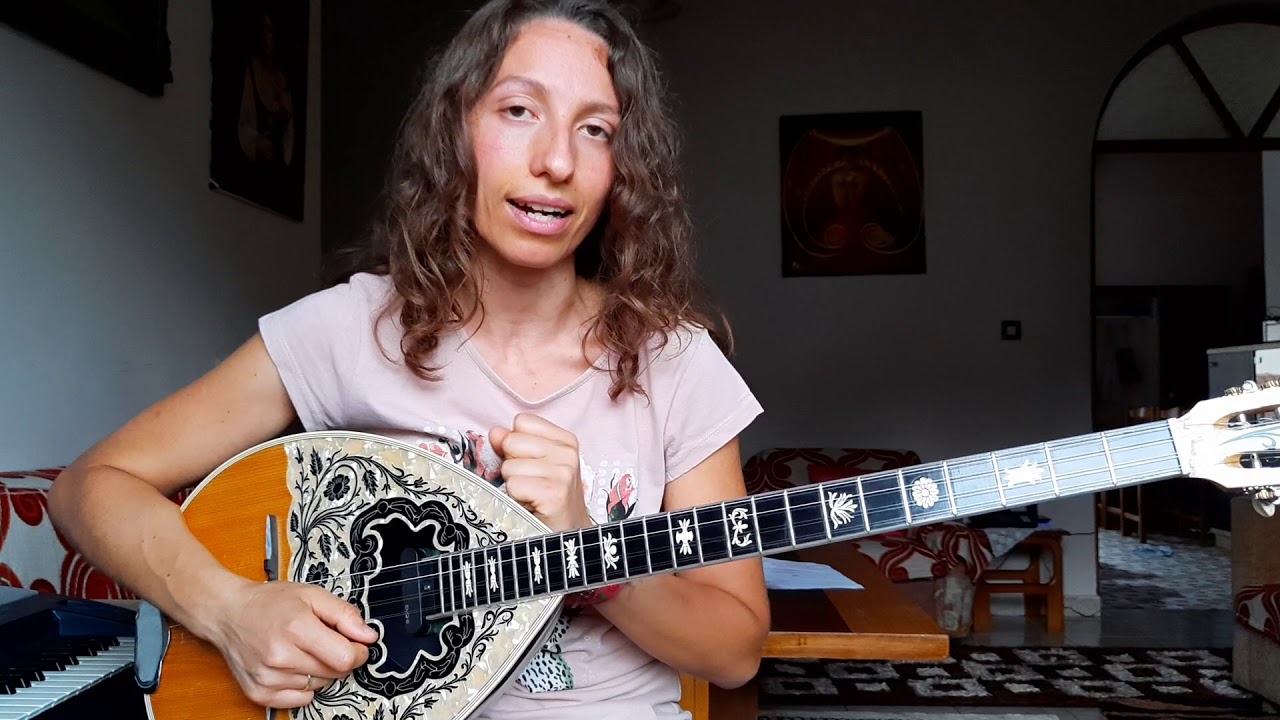 Άσκηση τεχνικής N°1  και  Ν°2. Konstantina - bouzouki lessons