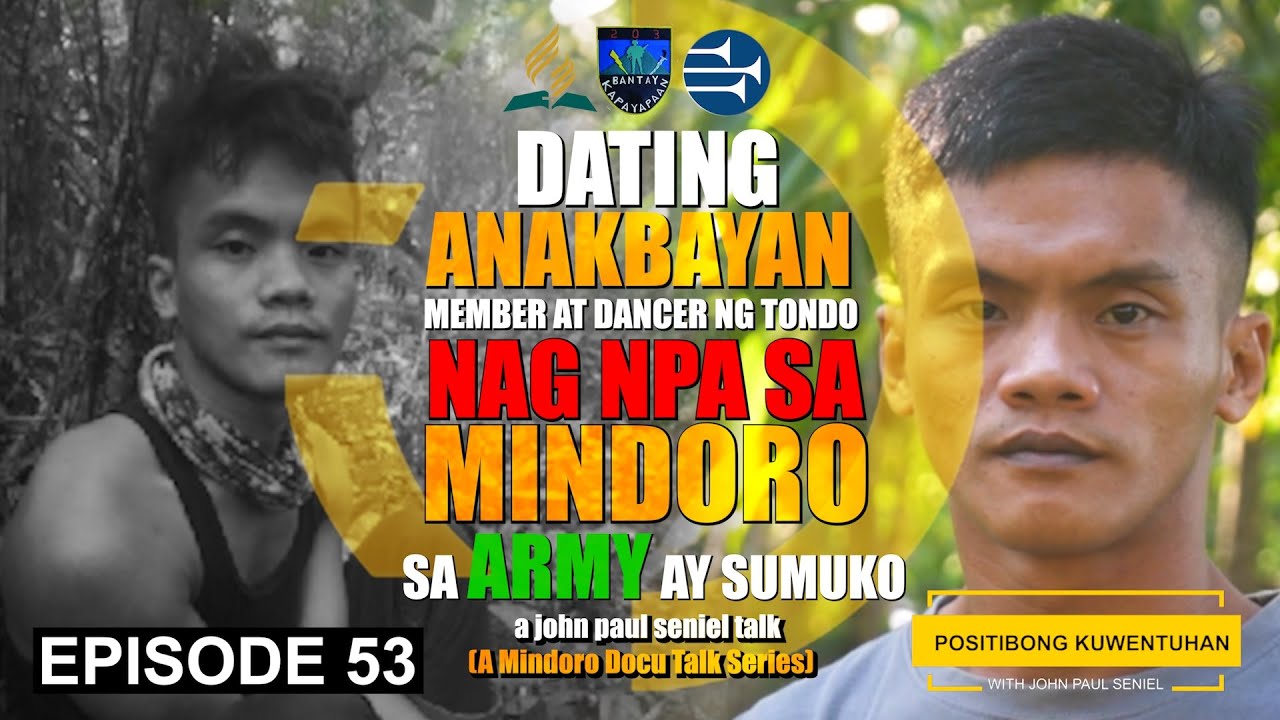 DATING ANAKBAYAN MEMBER AT DANCER NG TONDO, NAG NPA SA MINDORO, SA ARMY AY SUMUKO | PK w/ JP Seniel