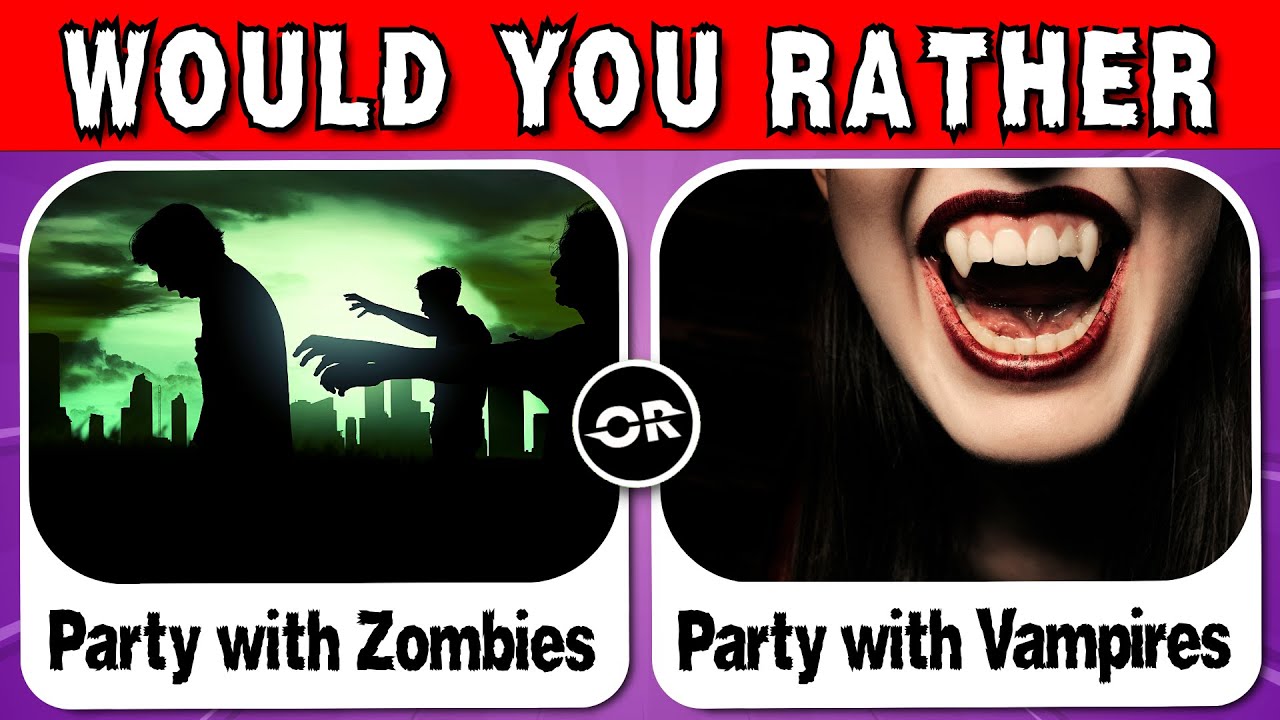 Would You Rather...? 🎃 | Halloween Edition 👻