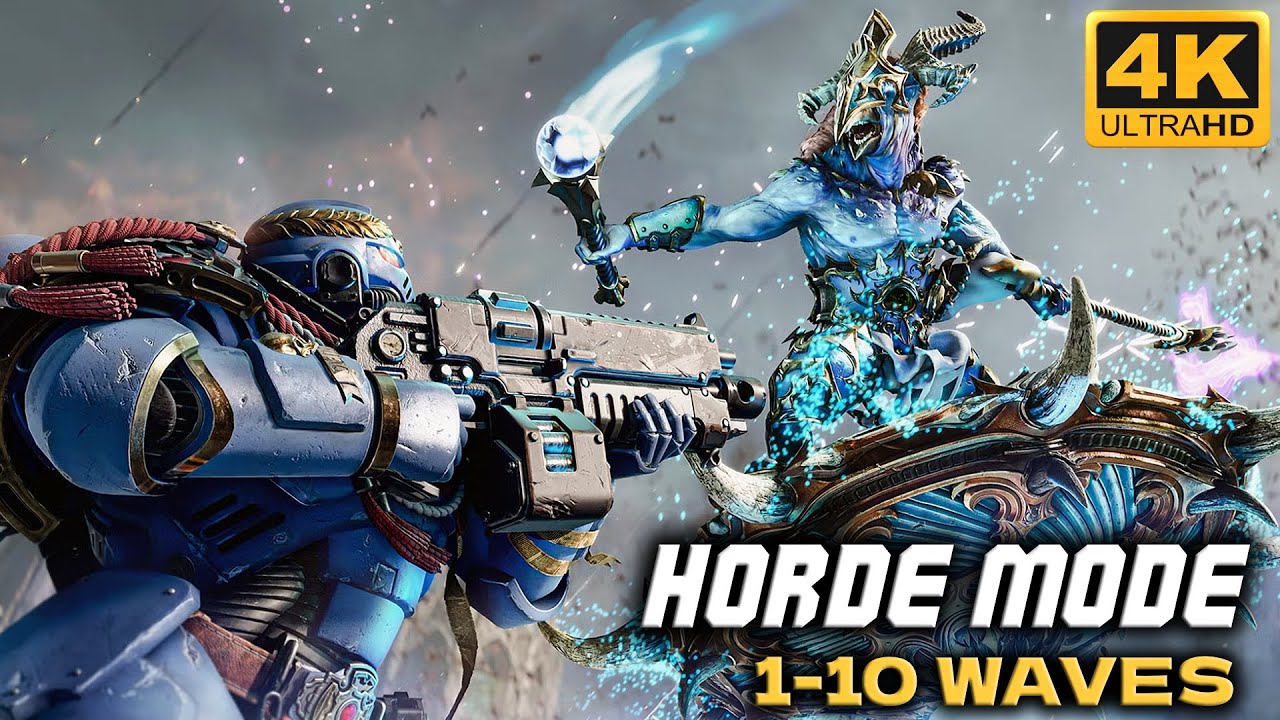 NEW SIEGE HORDE MODE: 1-10 Waves Completed! - Warhammer 40k: Space Marine 2 (4K)