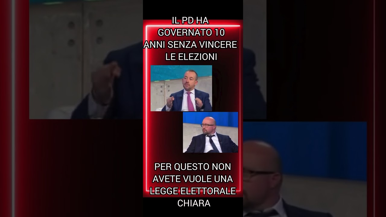 IL PD HA GOVERNATO 10 ANNI SENZA VINCERE LE ELEZIONI E ADESSO COSA PARLATE