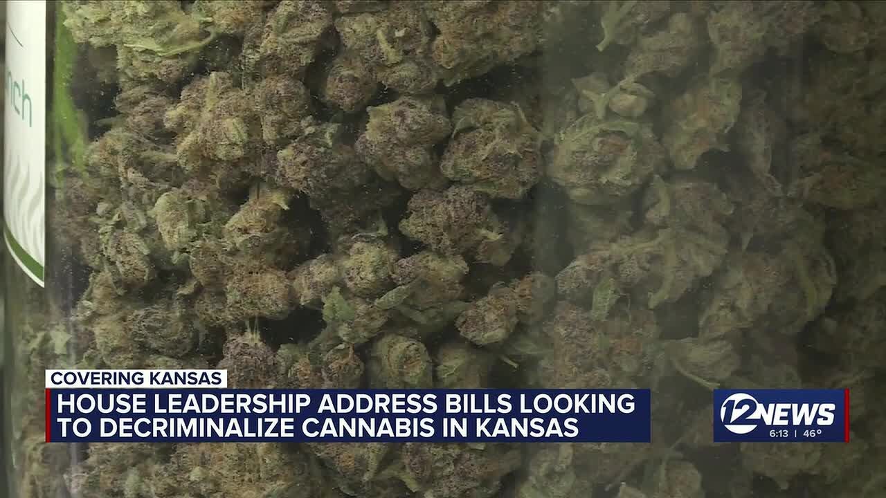 House Leadership address bills looking to decriminalize cannabis in Kansas
