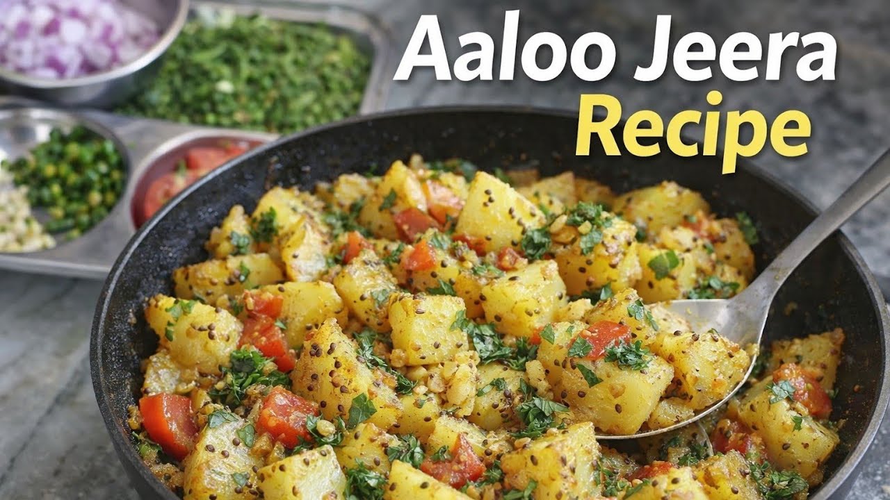 Aaloo Jeera Recipe | Dhaba Style Jeera Aloo at Home 😍