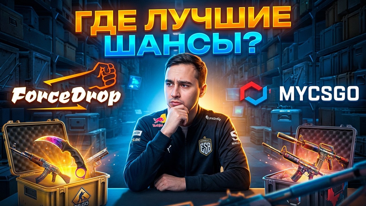 КАК ПОДНЯТЬСЯ С 400р - СРАВНИВАЕМ САЙТЫ FORCEDROP и MYCSGO ! ФОРС ДРОП ! FORCEDROP Промокод