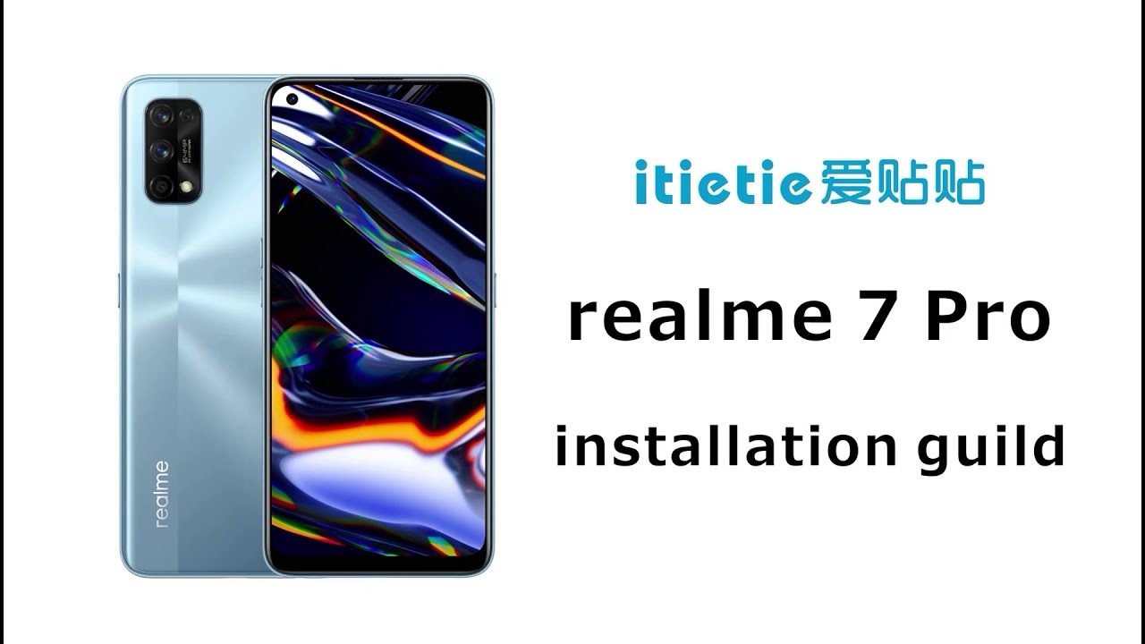 realme 7 Pro Premium Tempered Glass Screen Protector Perfect Match