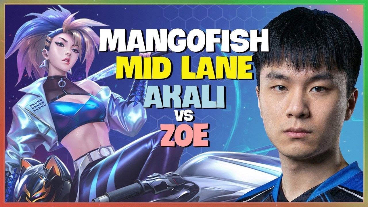 MangoFish Akali : This Dude is CRUSHING the Mid Lane with INSANE Mechanics - Engsub