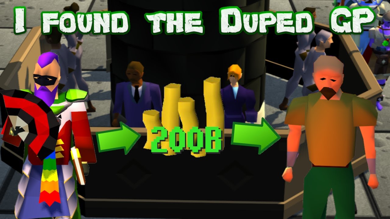 RWT'er & Dupers are smuggling BILLIONS through the grand exchange.