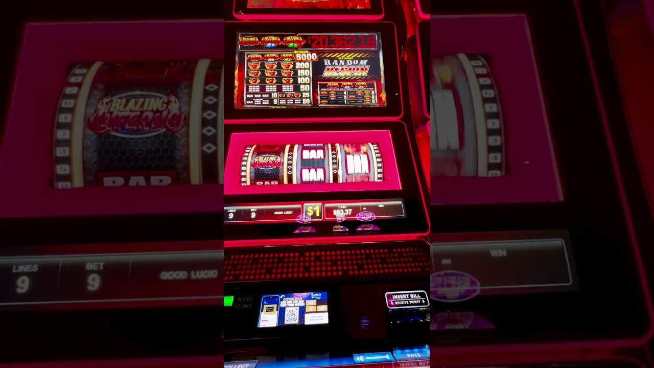Inferno Random Respins slot has a fun respin feature but they didn't come often enough!