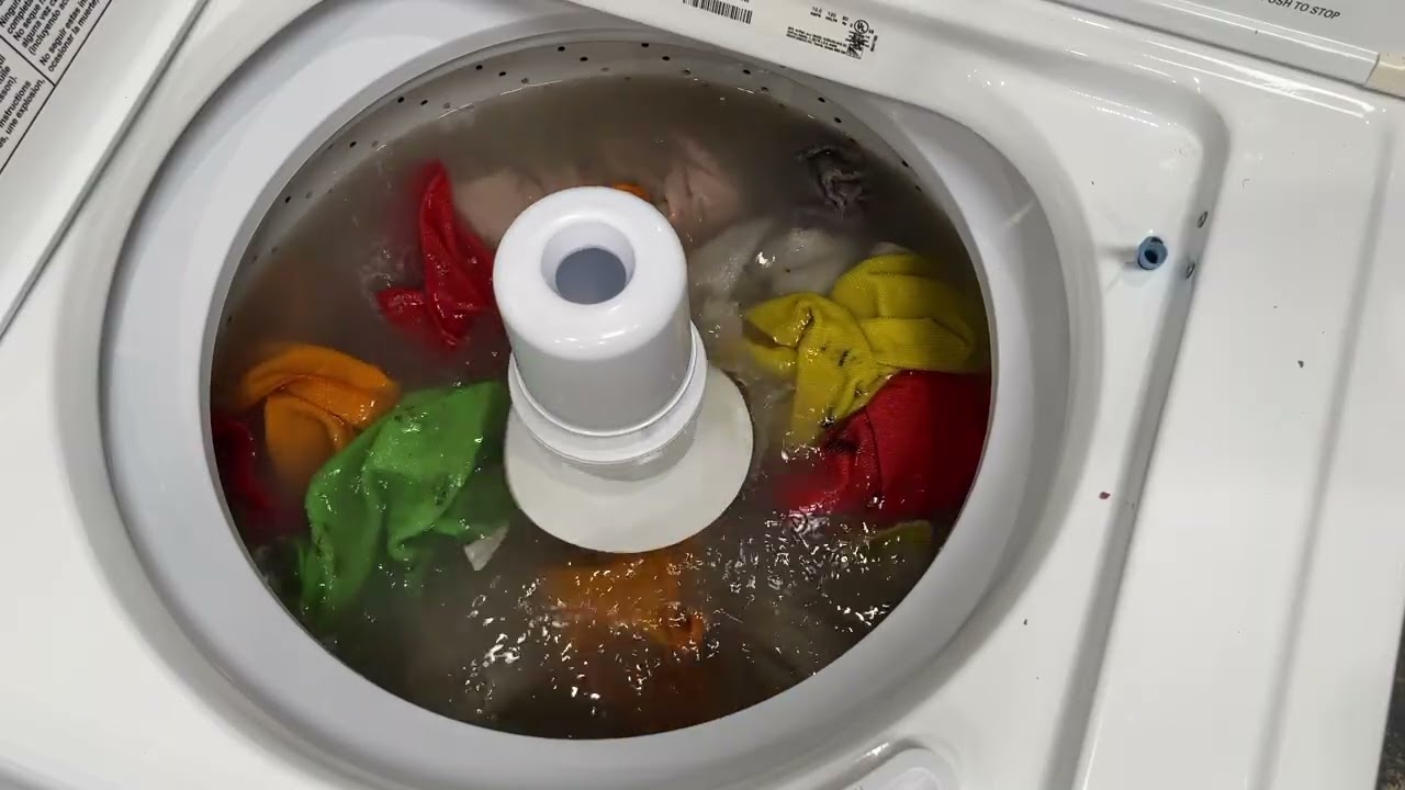 Full Wash on a Freshly Rebuilt 25 Year Old Washing Machine