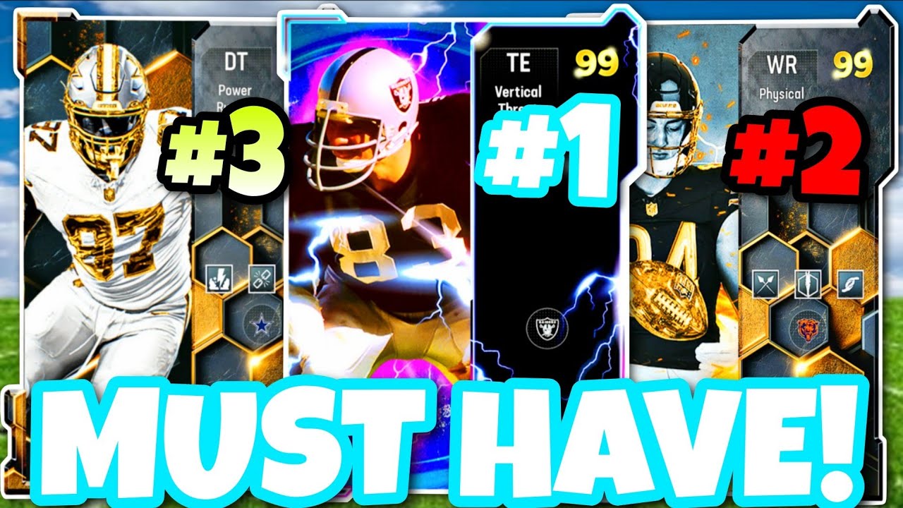 *new* TOP 10 Best OVERPOWERED Cards in ENDGAME Madden 25 Ultimate Team! Must HAVE!