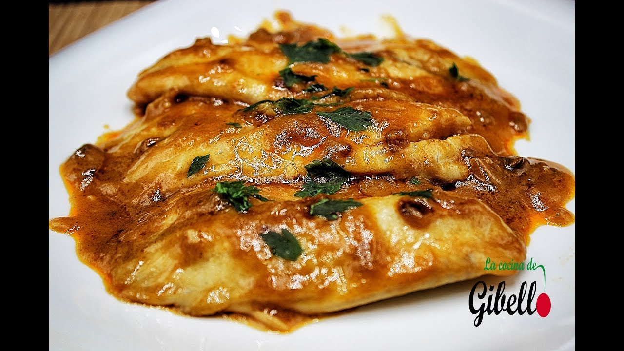 Filetes de tilapia en salsa