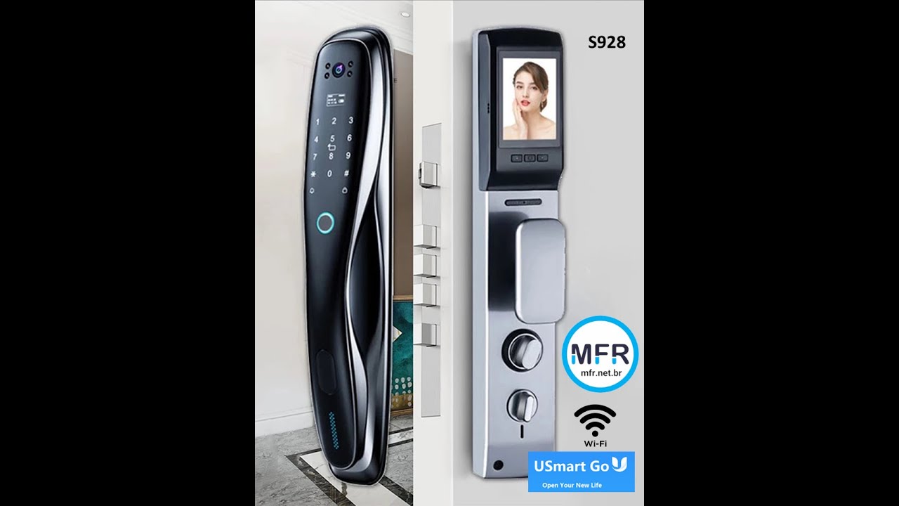 Apresentação Fechadura digital S928 com câmera da MFR