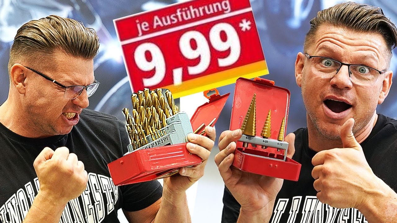Billig Bohrer & Stufenbohrer im Test! Taugen sie etwas?