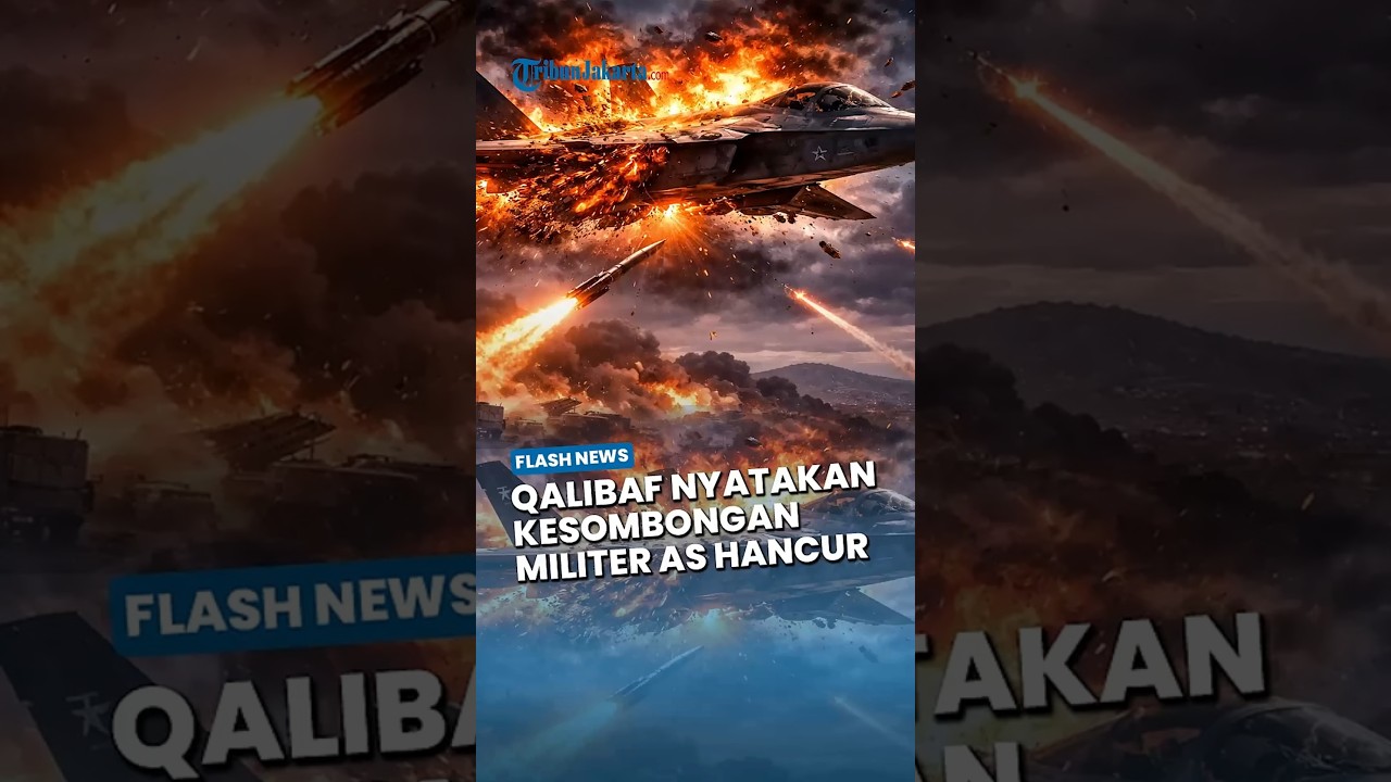 Detik-Detik F-35 AS Dihantam Iran! Qalibaf Nyatakan Simbol Kesombongan Militer AS Telah Hancur