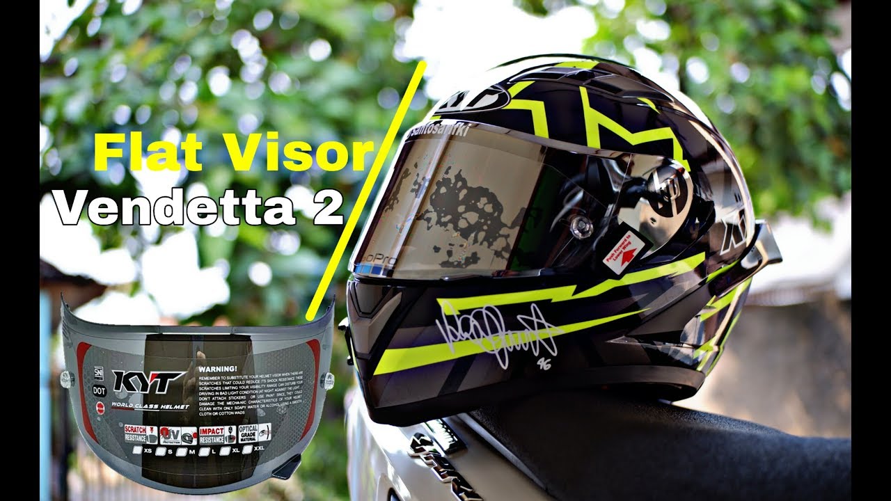 Flat Visor Vendetta 2 Iridium Silver | Jangan dibeli 🤔🤔 #KYT #Vendetta2 #Helmetlovers