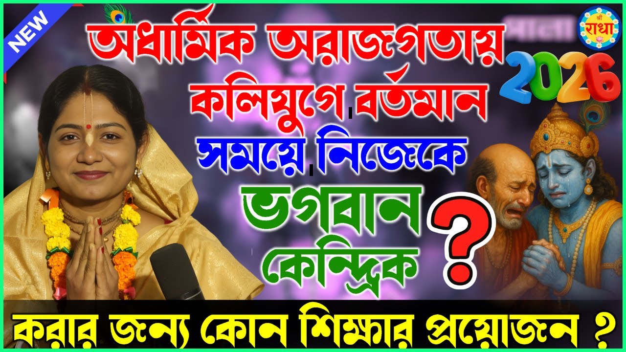 অধার্মিক অরাজগতায়কলিযুগে বর্তমান সময়ের থেকে নিজেকে ভগবান কেন্দ্রিক করার জন্য কোন শিক্ষার প্রয়োজন?