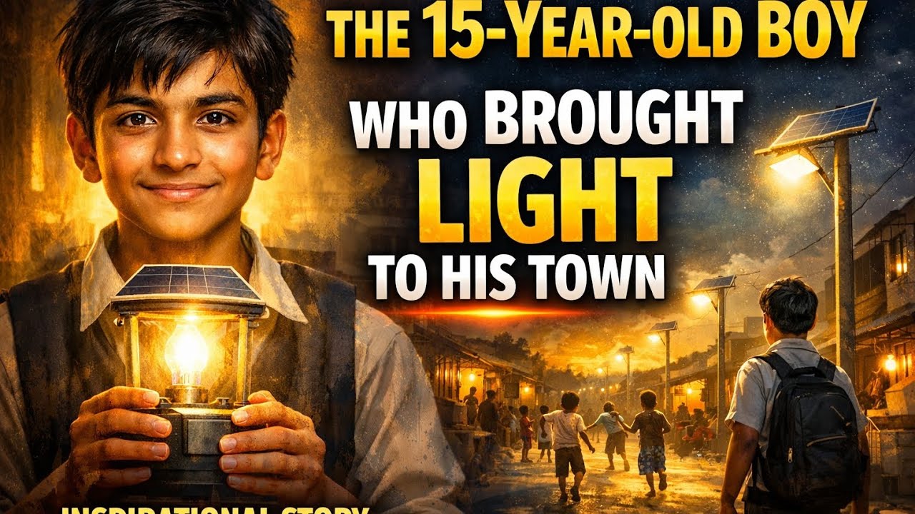 ⭐ The 15-Year-Old Boy Who Brought Light to His Town | Inspirational Story