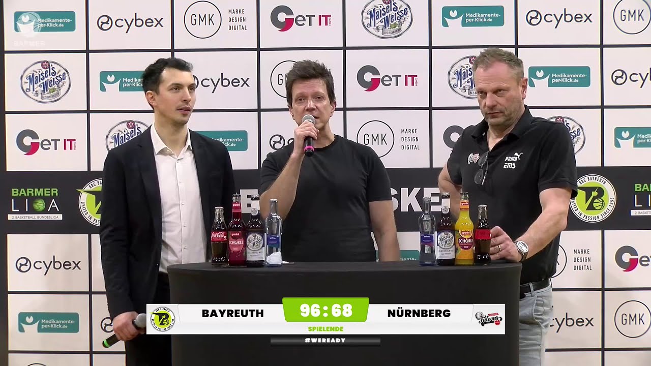 Pressekonferenz: BBC Bayreuth vs. N&uuml;rnberg Falcons BC, 06.02.2026
