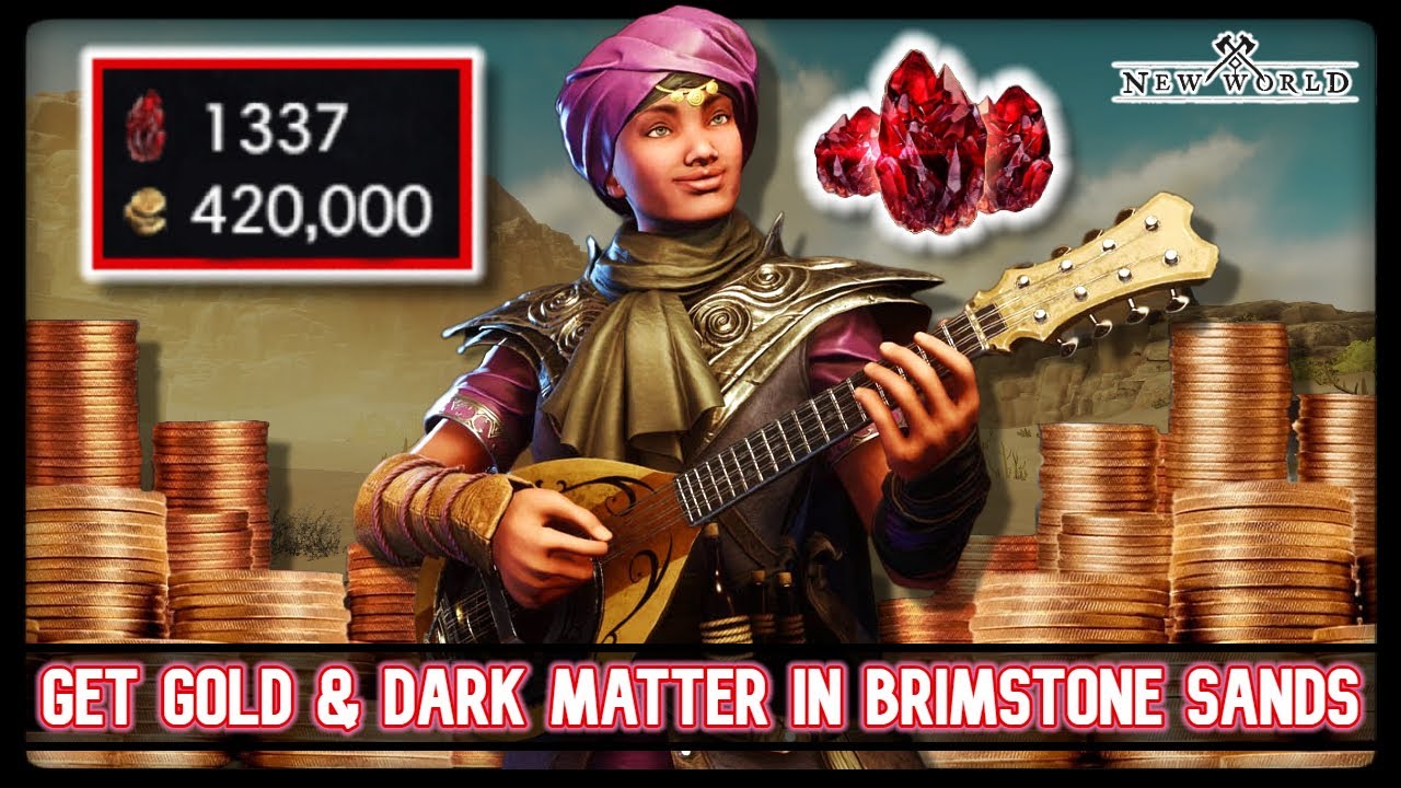 Get Gold & Dark Matter From Brimstone Sands Chests! (New World: Aeternum)