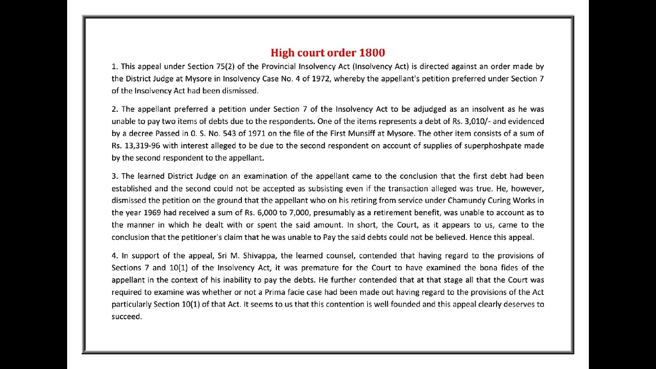 English typing legal case judgement dictation High court 1800 order 38WPM speed dictation