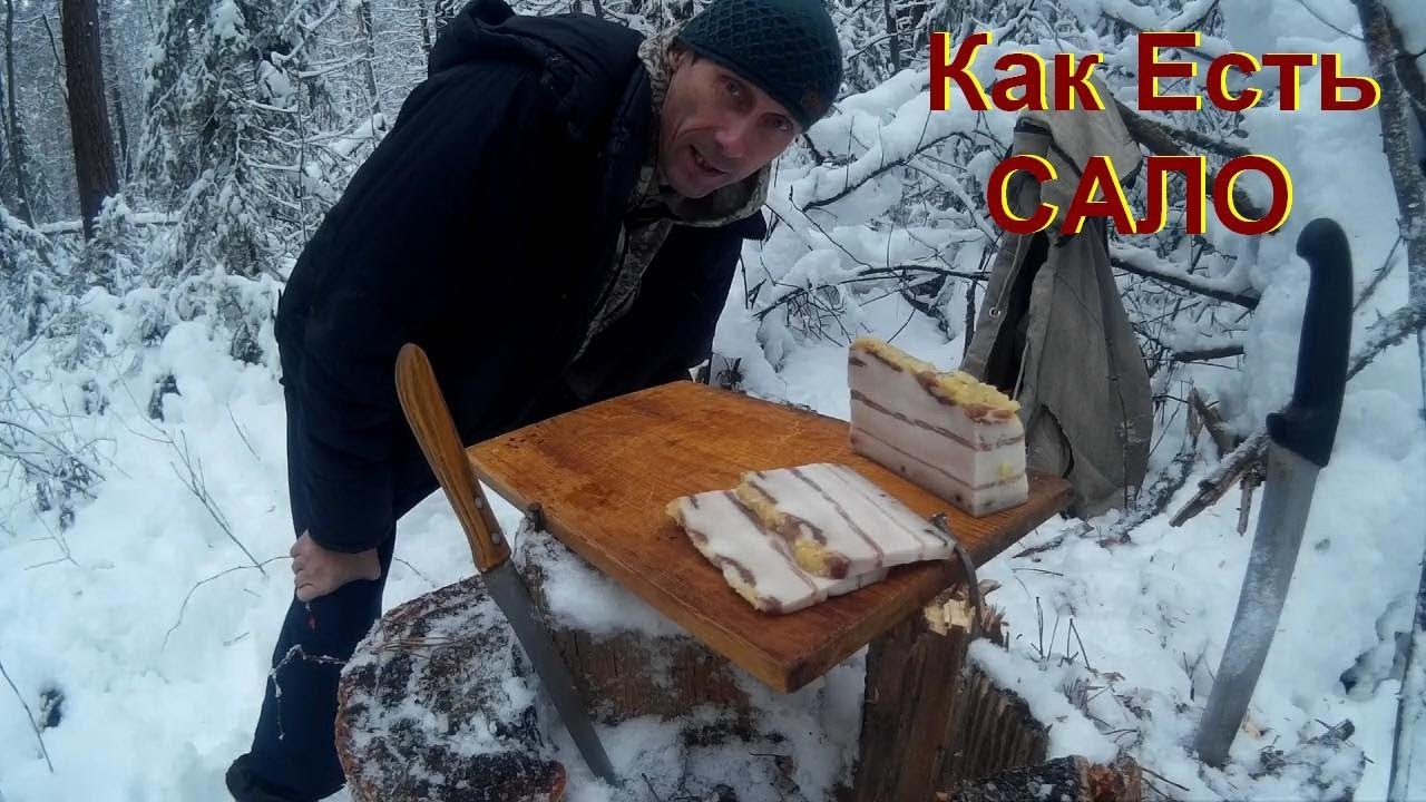 Как вкусно есть САЛО! Рецепт Сибиряка в Тайге. Ты полюбишь сало Пальчики оближешь Съедается за 5 мин