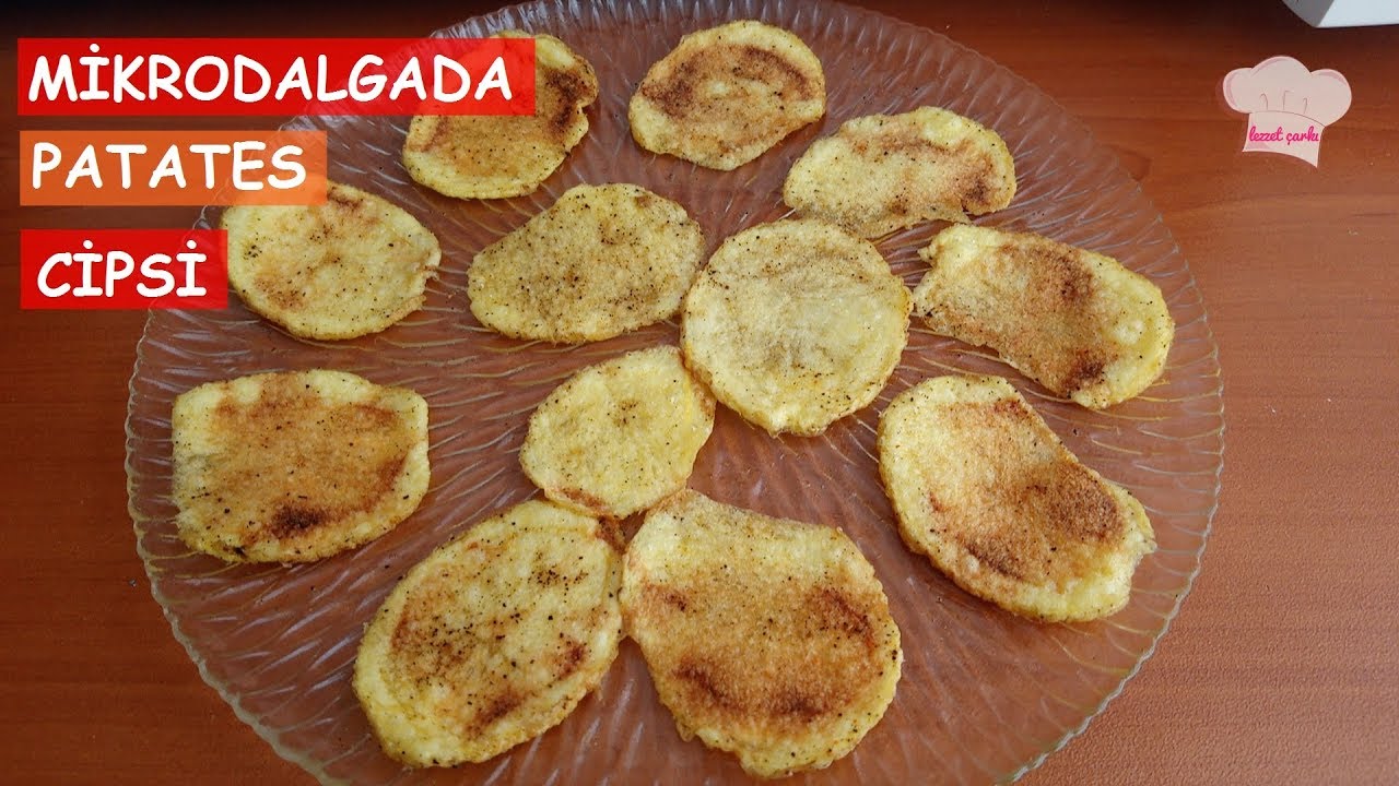 5 Dakikada Mikrodalgada Patates Cipsi Yapmaya Ne Dersiniz...
