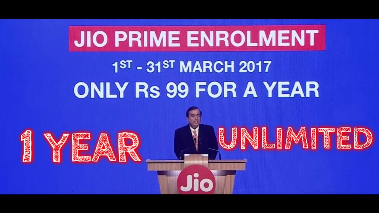 Jio Prime Membership, 1 Year Unlimited