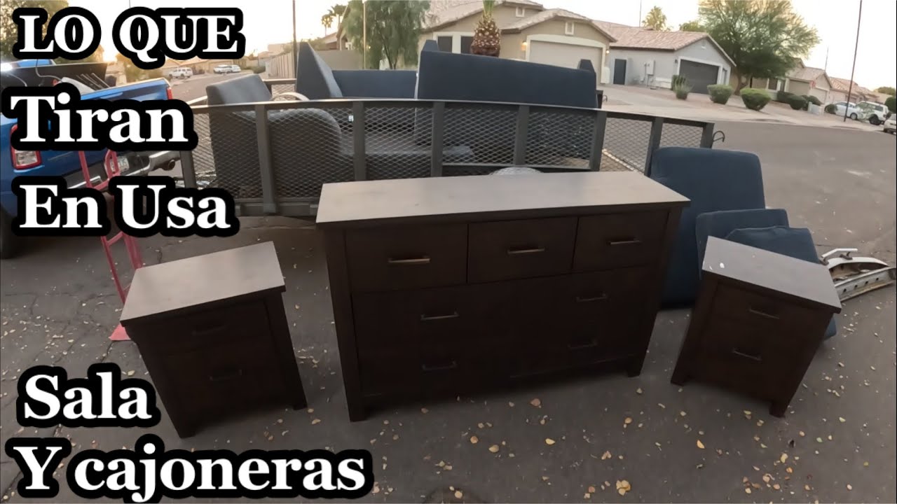 LO QUE TIRAN EN USA/ Cajoneras Y sala 😱