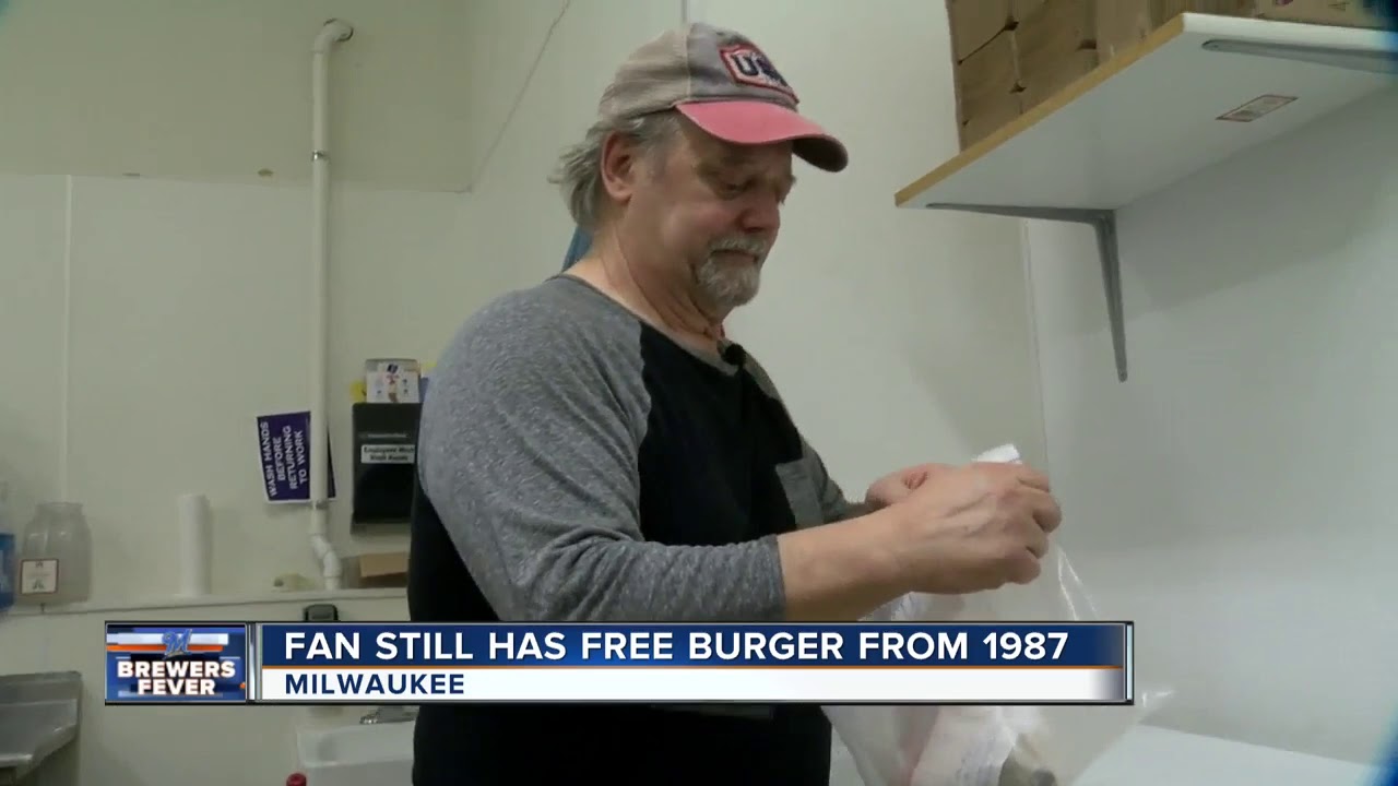 Fan holds on to free George Webb burger from 1987