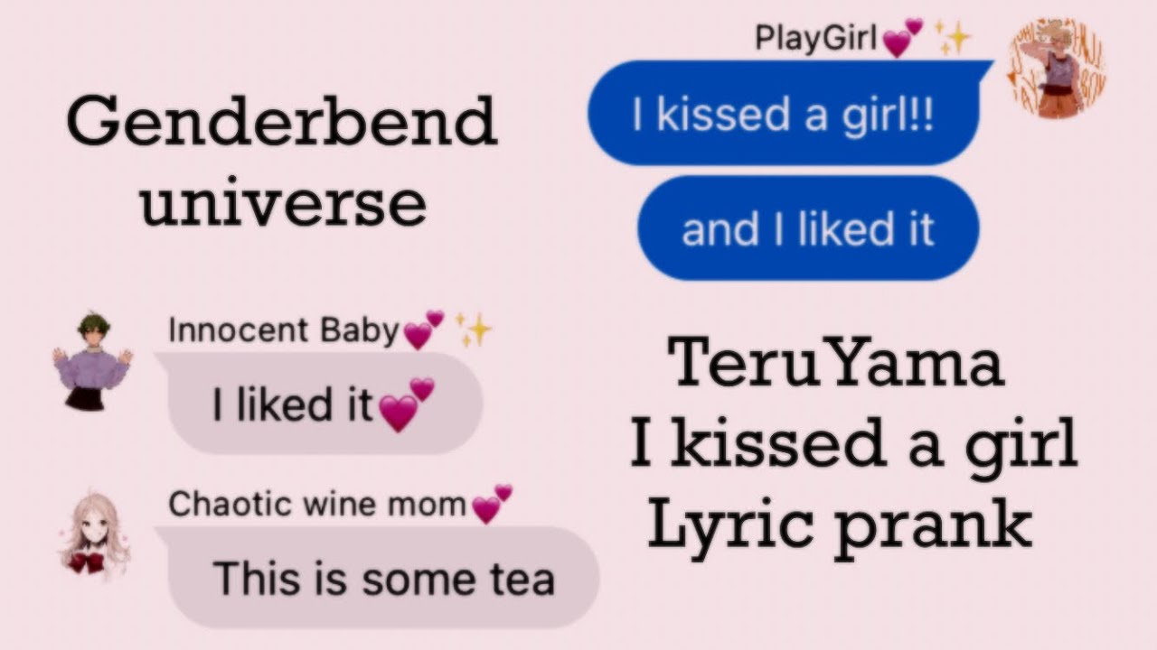 Haikyuu Texts || TeruYama || I kissed a girl || lyric prank || Genderbend Universe