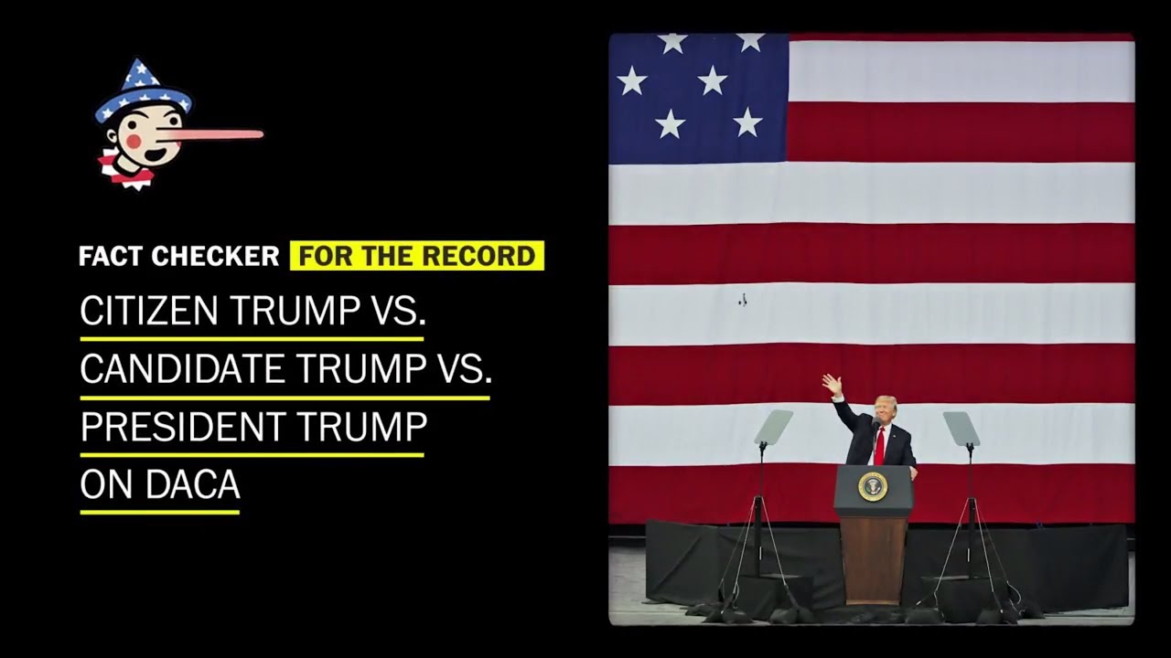Where does Trump stand on DACA: The Citizen vs. The Candidate vs. The President