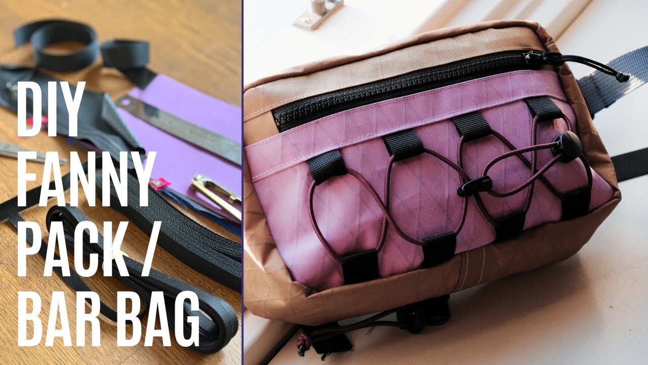 Bikepacking selbstgemacht: DIY Gürteltasche / Lenkertasche nähen aus X-Pac MYOG