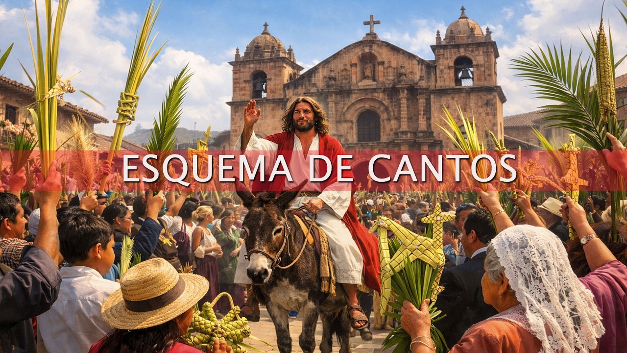 Esquema de cantos para misa Domingo de Ramos / 29 de Marzo / Ciclo A