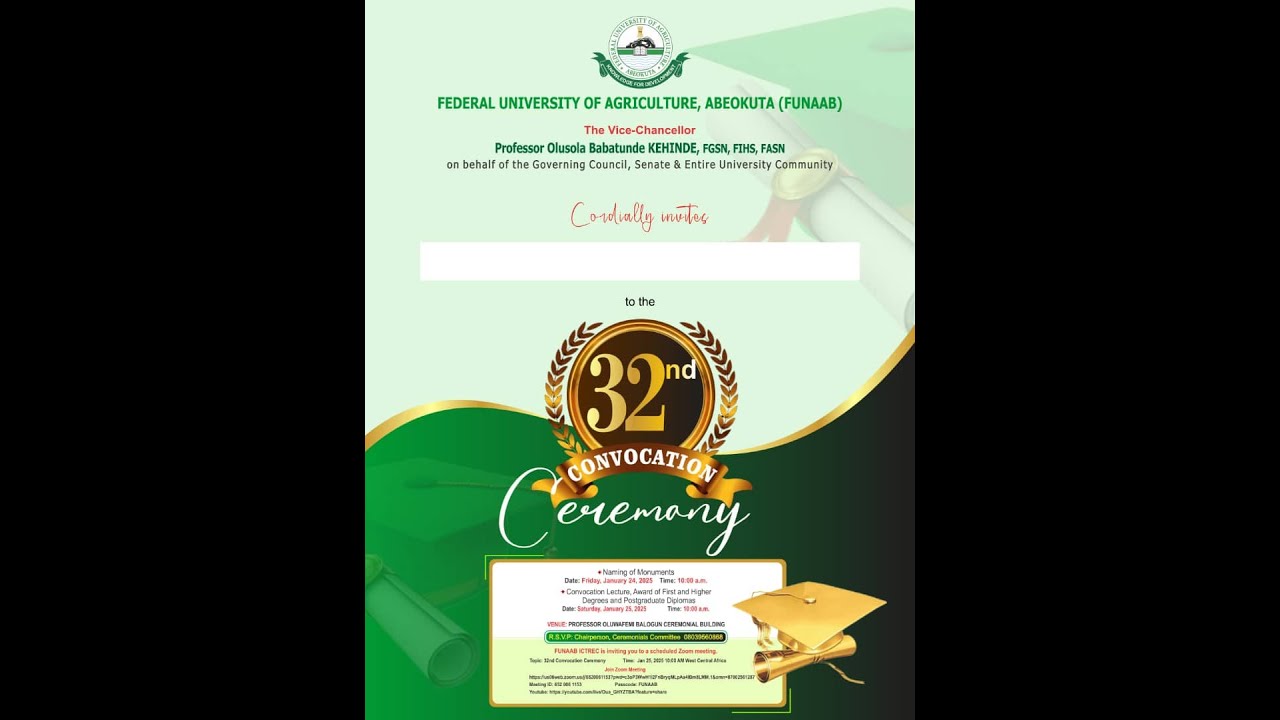 32nd Convocation Ceremony