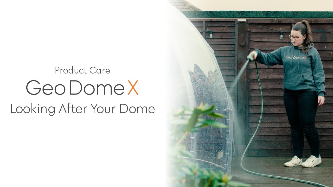 Maintaining Your GeoDomeX 🧽 Keeping Your Garden Pod Crystal Clear