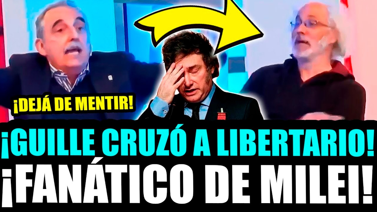 ¡GUILLERMO MORENO SE CRUZÓ FUERTE CON LIBERTARIO FANÁTICO DE MILEI!