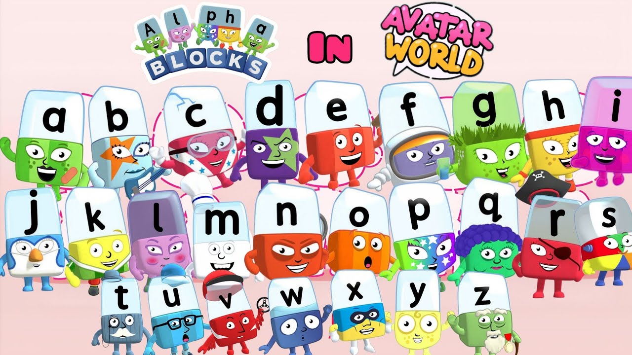 How To Make Alpha Blocks 🆎💬 All Characters in Avatar World!! #avatarworld #alphablocks #video