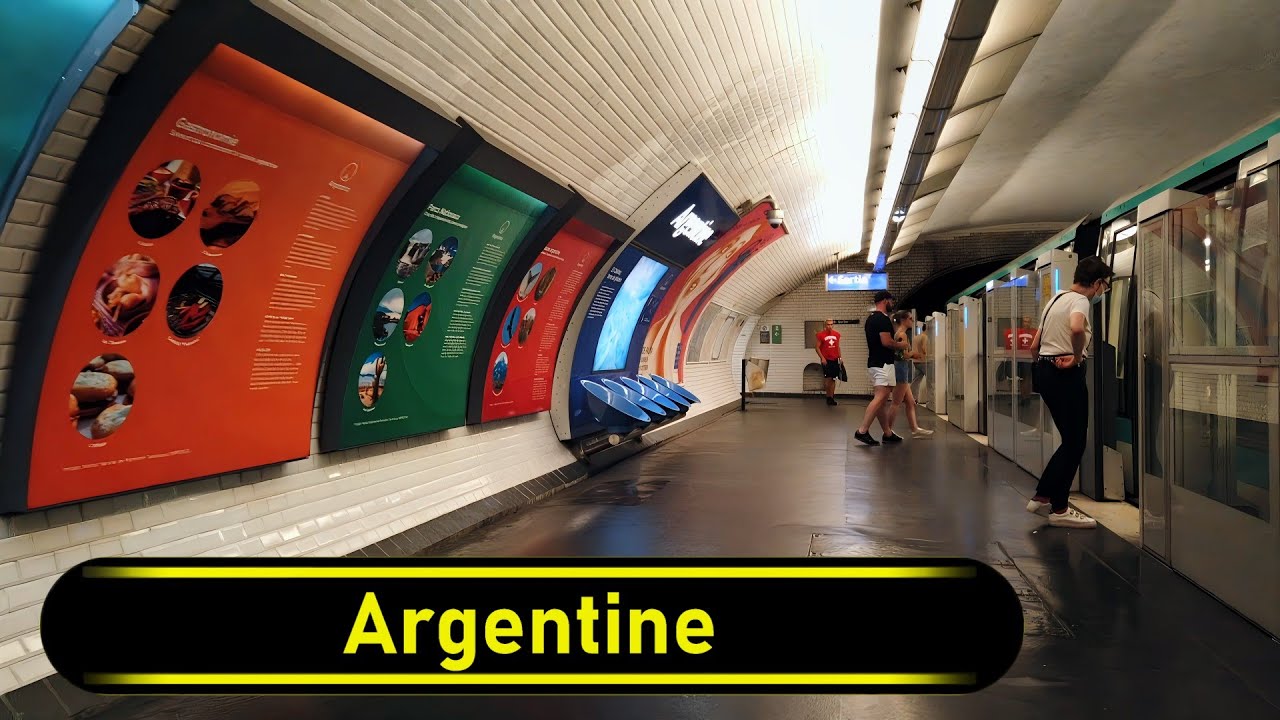 Metro Station Argentine - Paris 🇫🇷 - Walkthrough 🚶