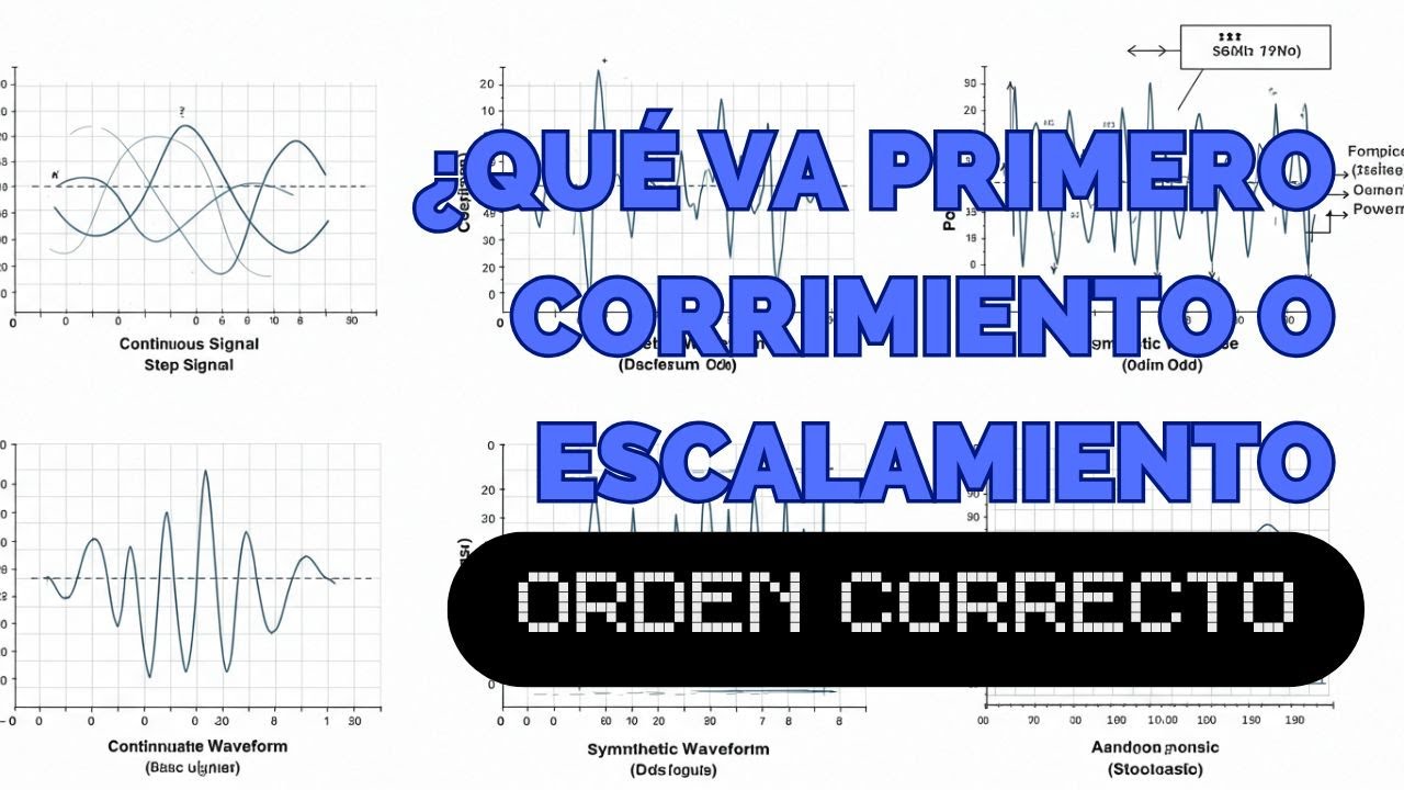El Orden CORRECTO para Desplazar y Escalar Señales Guía Paso a Paso