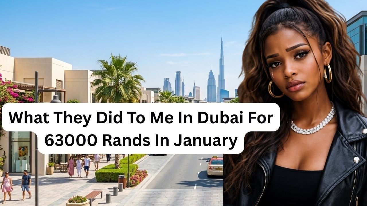 What They Did To Me In Dubai For 63000 Rands In January