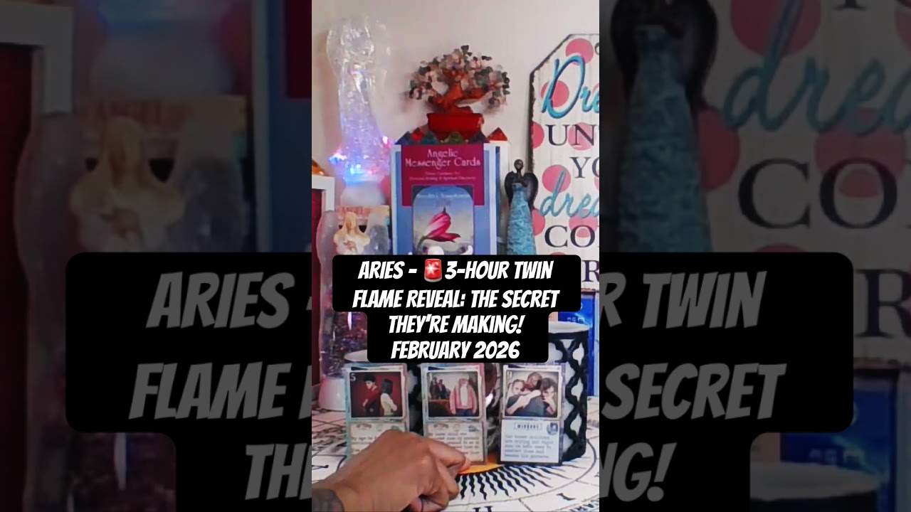 ARIES - 🚨3-Hour Twin Flame Reveal: The Secret They&rsquo;re Making! #aries #love #twinflame #shorts #fyp